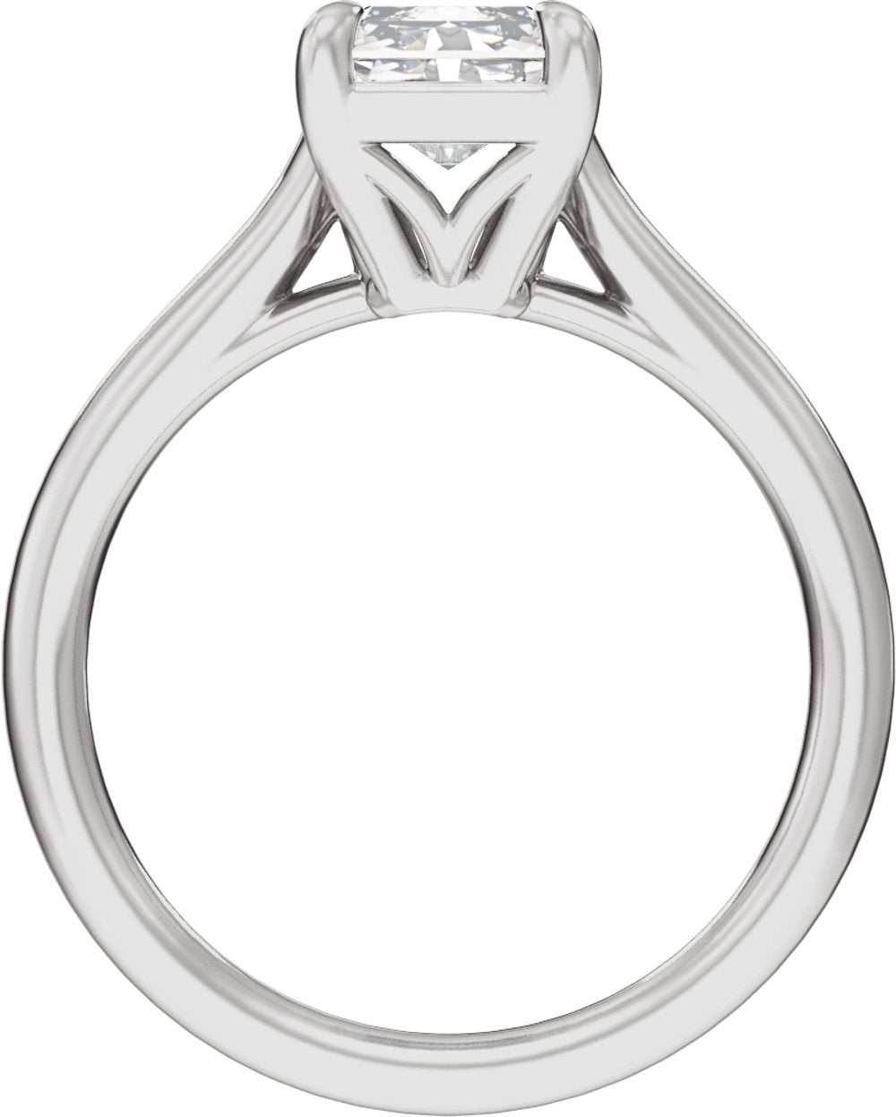 14K White Gold 2 CTW Lab-Grown Diamond Engagement Ring