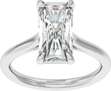 Platinum 2 CTW Lab-Grown Diamond Engagement Ring