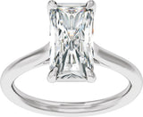 14K White Gold 2 CTW Lab-Grown Diamond Engagement Ring