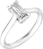 14K White Gold 1 CTW Lab-Grown Diamond Engagement Ring