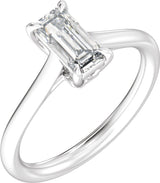 14K White Gold 1 CTW Lab-Grown Diamond Engagement Ring