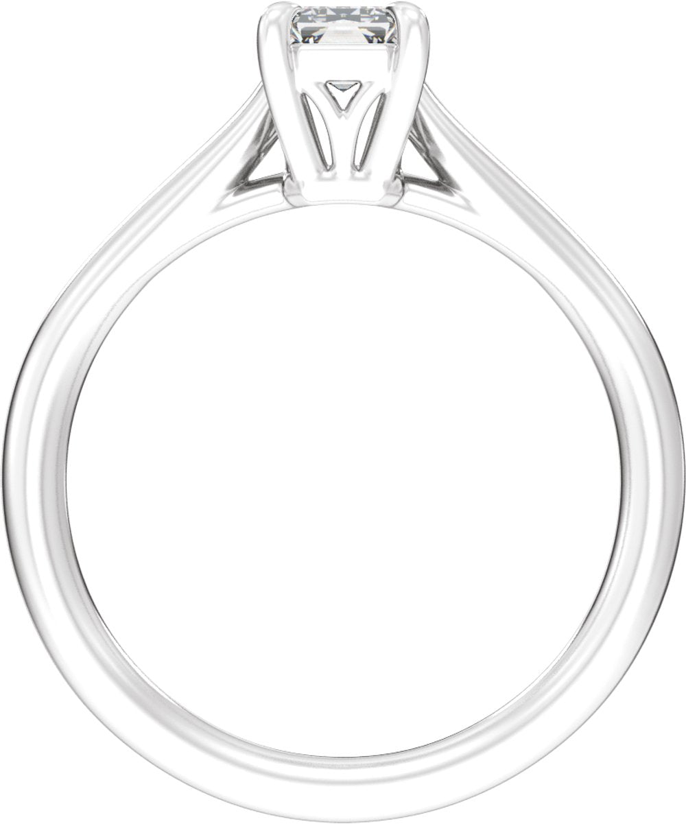 14K White Gold 1 CTW Lab-Grown Diamond Engagement Ring