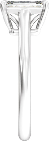 14K White Gold 1 CTW Lab-Grown Diamond Engagement Ring