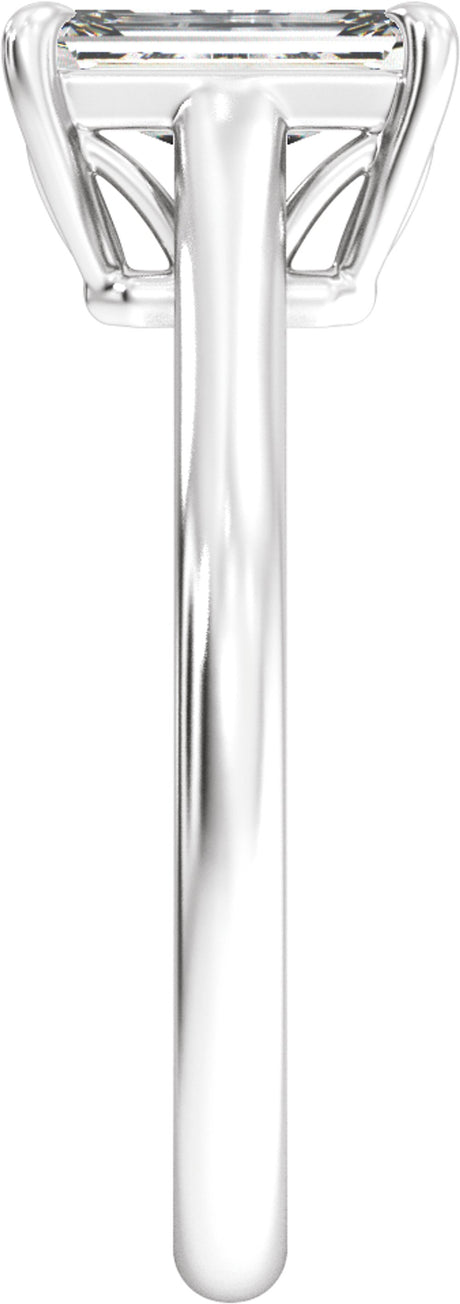 14K White Gold 1 CTW Lab-Grown Diamond Engagement Ring