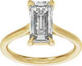 14K Yellow Gold 3 CTW Lab-Grown Diamond Engagement Ring