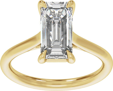 14K Yellow Gold 3 CTW Lab-Grown Diamond Engagement Ring