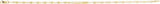 14K Yellow Gold Engravable Bar & Mirror Chain 7 1/2" Bracelet