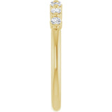 14K Yellow Gold 1/5 CTW Lab-Grown Diamond Anniversary Band