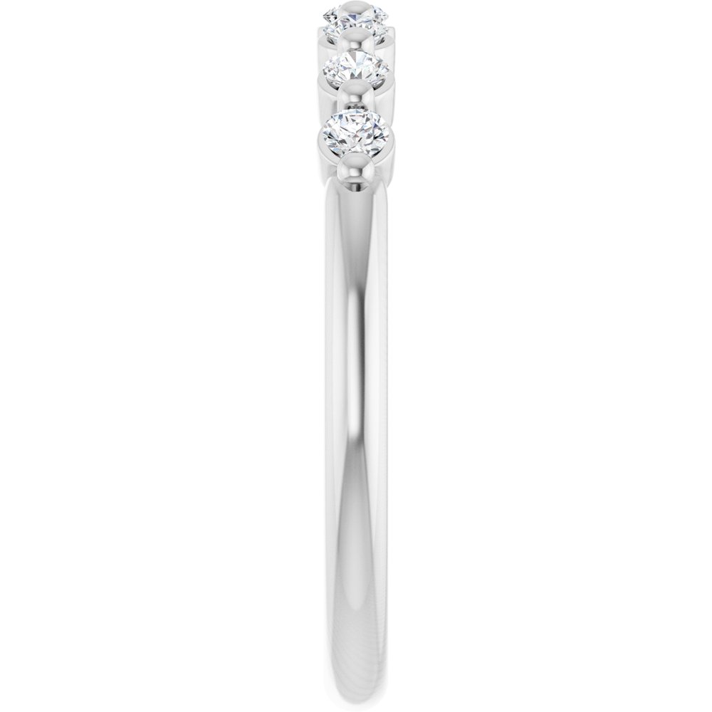 14K White Gold 1/5 CTW Lab-Grown Diamond Anniversary Band