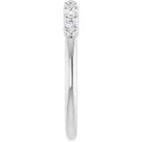 14K White Gold 1/5 CTW Natural Diamond Anniversary Band