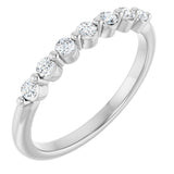 14K White Gold 1/5 CTW Lab-Grown Diamond Anniversary Band