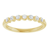 14K Yellow Gold 1/5 CTW Natural Diamond Anniversary Band