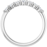 14K White Gold 1/5 CTW Natural Diamond Anniversary Band