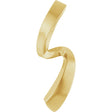14K Yellow Gold Freeform Pendant