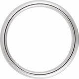 Tungsten 5 mm European-Style Comfort-Fit Band