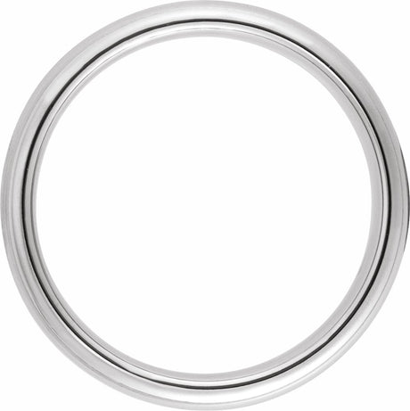 Tungsten 5 mm European-Style Comfort-Fit Band