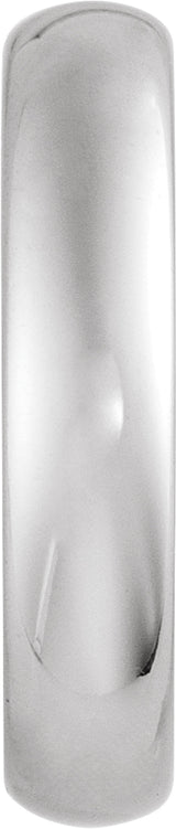 Tungsten 5 mm European-Style Comfort-Fit Band