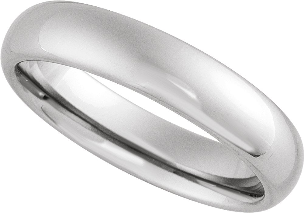Tungsten 5 mm European-Style Comfort-Fit Band