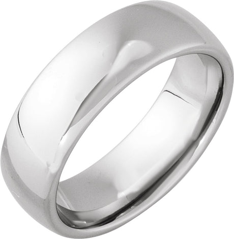 Tungsten 7 mm European-Style Comfort-Fit Band