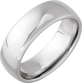 Tungsten 7 mm European-Style Comfort-Fit Band