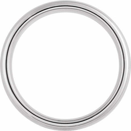 Tungsten 7 mm European-Style Comfort-Fit Band