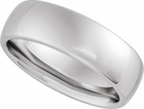 Tungsten 7 mm European-Style Comfort-Fit Band