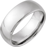 Tungsten 8 mm European-Style Comfort-Fit Band