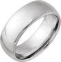 Tungsten 8 mm European-Style Comfort-Fit Band
