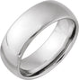 Tungsten 8 mm European-Style Comfort-Fit Band