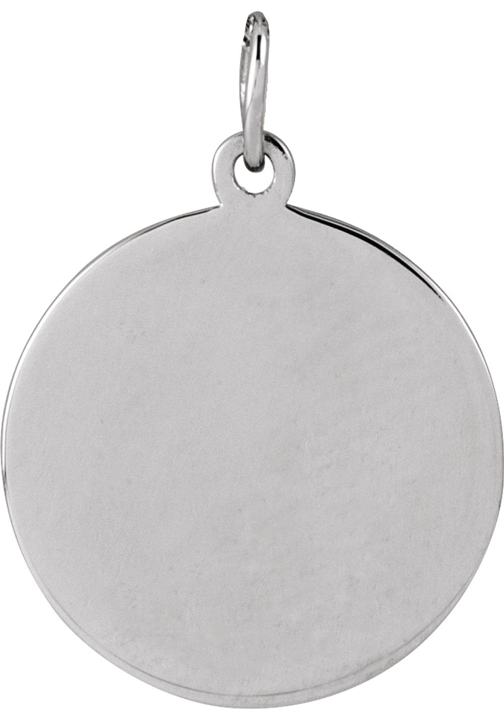 Sterling Silver Engravable Baseball/Softball Pendant