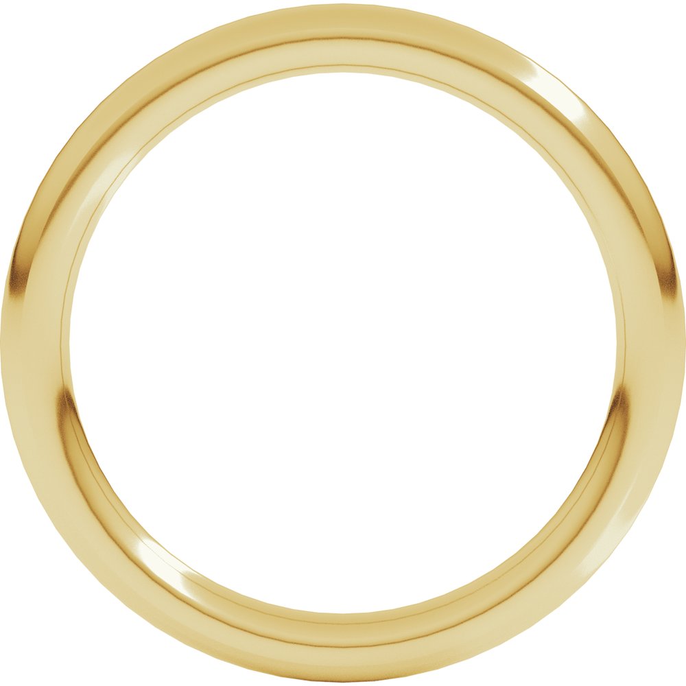 18K Yellow Gold 2 mm Heavyweight Comfort-Fit European-Style Band Size 4.5