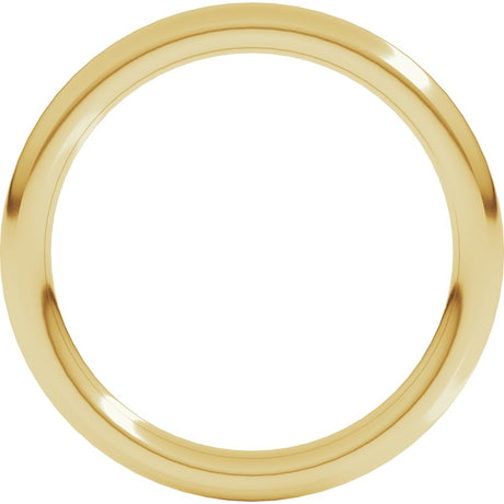 14K Yellow Gold 2 mm Heavyweight Comfort-Fit European-Style Band Size 4.5