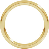 14K Yellow Gold 2 mm Heavyweight Comfort-Fit European-Style Band Size 10