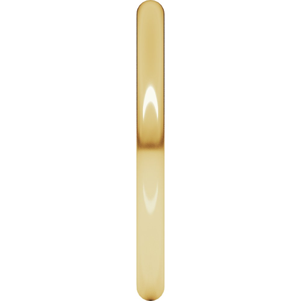 18K Yellow Gold 2 mm Heavyweight Comfort-Fit European-Style Band Size 4.5