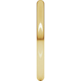 18K Yellow Gold 2 mm Heavyweight Comfort-Fit European-Style Band Size 4.5