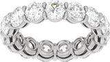 14K White Gold 4 3/4 CTW Lab-Grown Diamond Low Profile Eternity Band