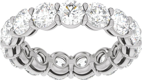 14K White Gold 4 3/4 CTW Lab-Grown Diamond Low Profile Eternity Band