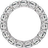14K White Gold 4 3/4 CTW Lab-Grown Diamond Low Profile Eternity Band