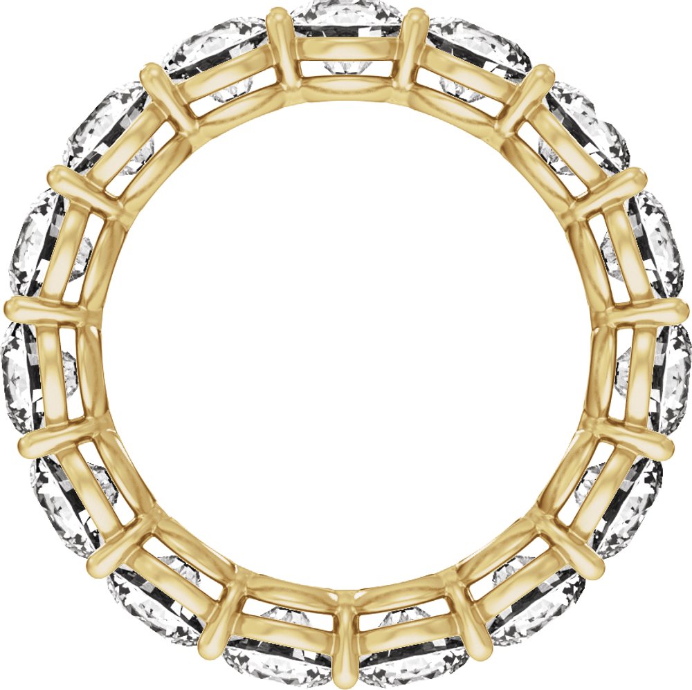 14K Yellow Gold 4 3/4 CTW Lab-Grown Diamond Low Profile Eternity Band