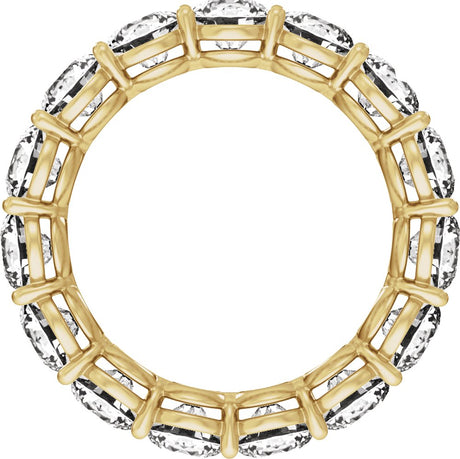 14K Yellow Gold 4 3/4 CTW Lab-Grown Diamond Low Profile Eternity Band