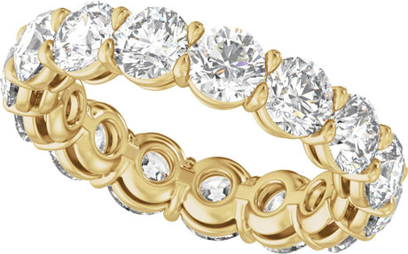 14K Yellow Gold 4 3/4 CTW Lab-Grown Diamond Low Profile Eternity Band