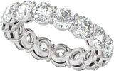 14K White Gold 4 3/4 CTW Lab-Grown Diamond Low Profile Eternity Band
