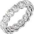 14K White Gold 4 3/4 CTW Lab-Grown Diamond Low Profile Eternity Band