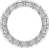 14K White Gold 4 3/4 CTW Lab-Grown Diamond Low Profile Eternity Band