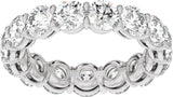 14K White Gold 4 3/4 CTW Lab-Grown Diamond Low Profile Eternity Band