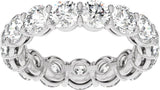 14K White Gold 4 3/4 CTW Lab-Grown Diamond Low Profile Eternity Band