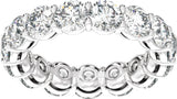 14K White Gold 4 3/4 CTW Lab-Grown Diamond Low Profile Eternity Band