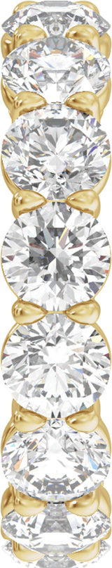 14K Yellow Gold 4 3/4 CTW Lab-Grown Diamond Low Profile Eternity Band