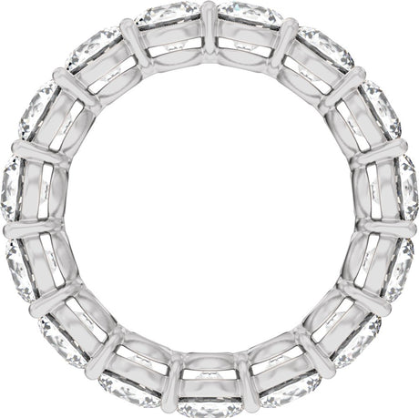 14K White Gold 4 3/4 CTW Lab-Grown Diamond Low Profile Eternity Band