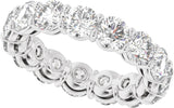 14K White Gold 4 3/4 CTW Lab-Grown Diamond Low Profile Eternity Band